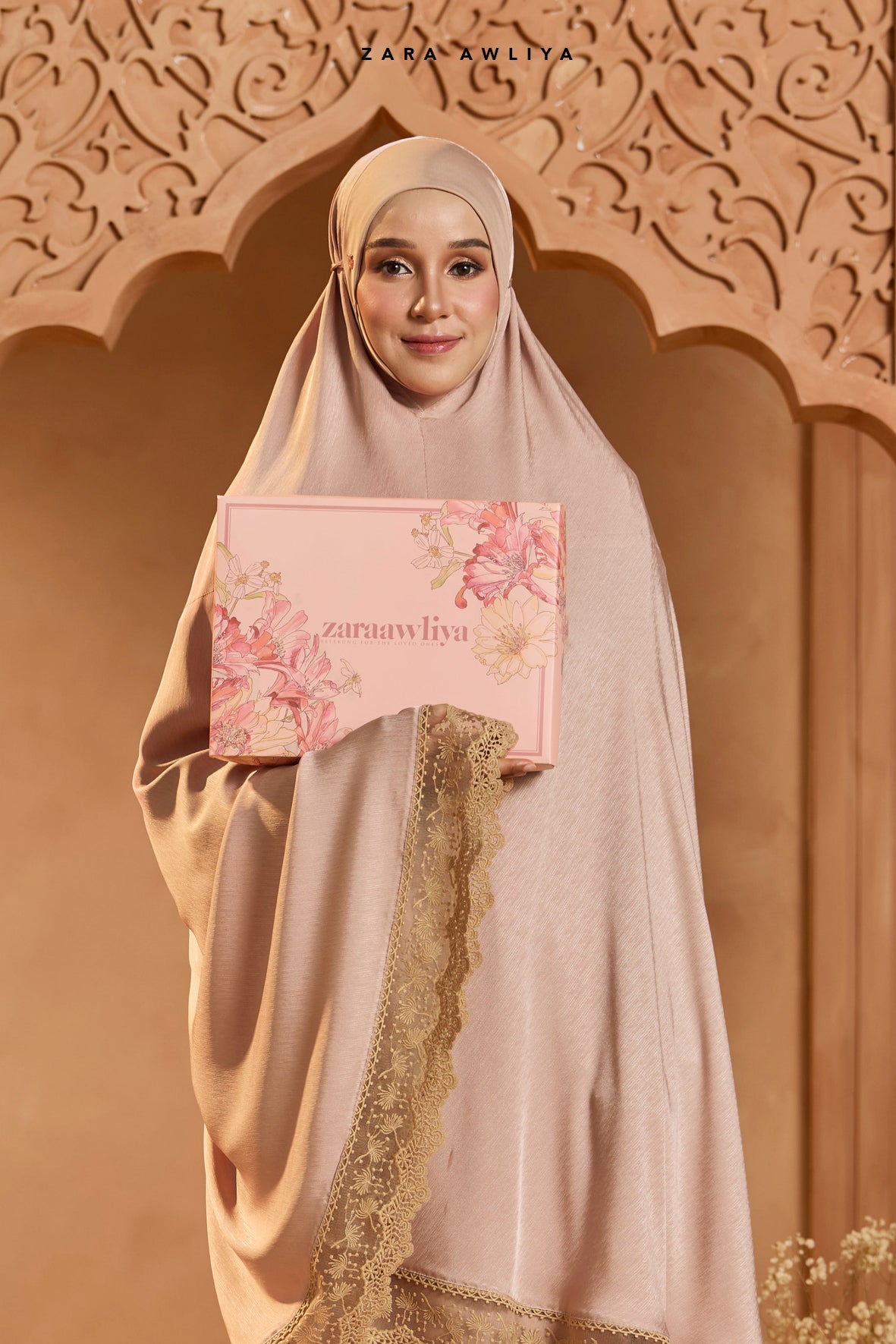 Telekung Maleeqa (Free Box & Bag Telekung)