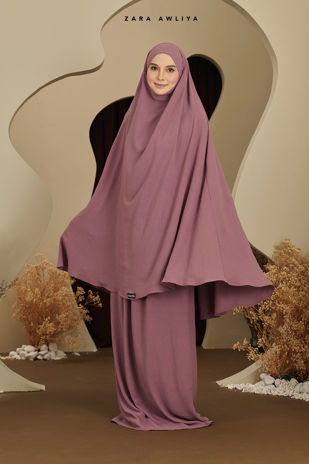 Telekung Khimar Trisya
