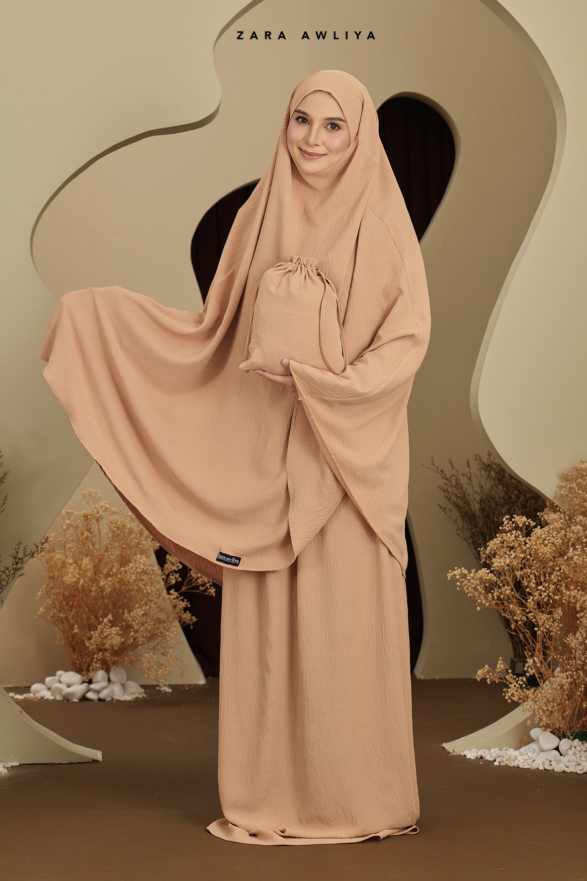 Telekung Khimar Trisya