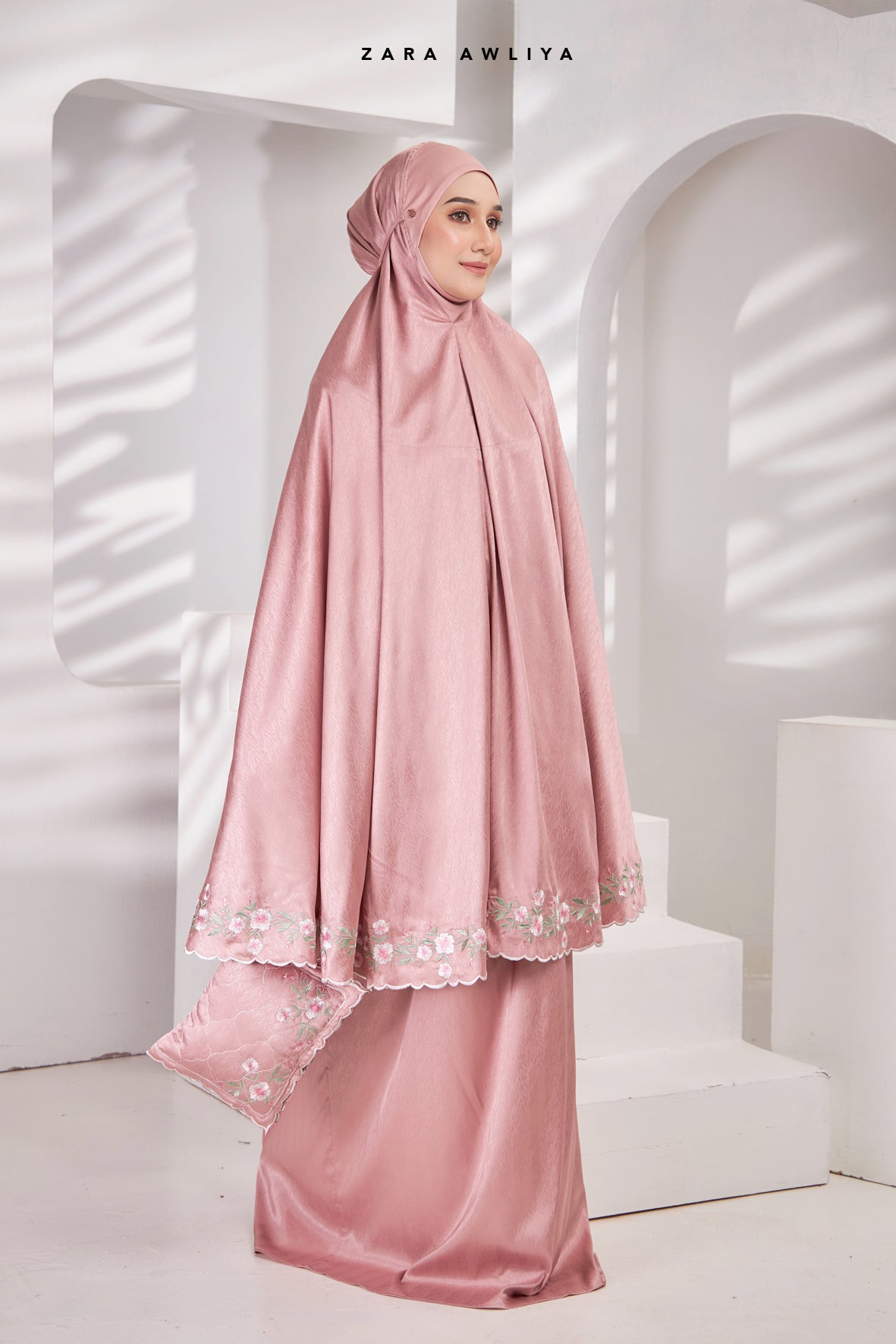 Telekung Alicia (Free Box & Bag Telekung + Tote Bag)