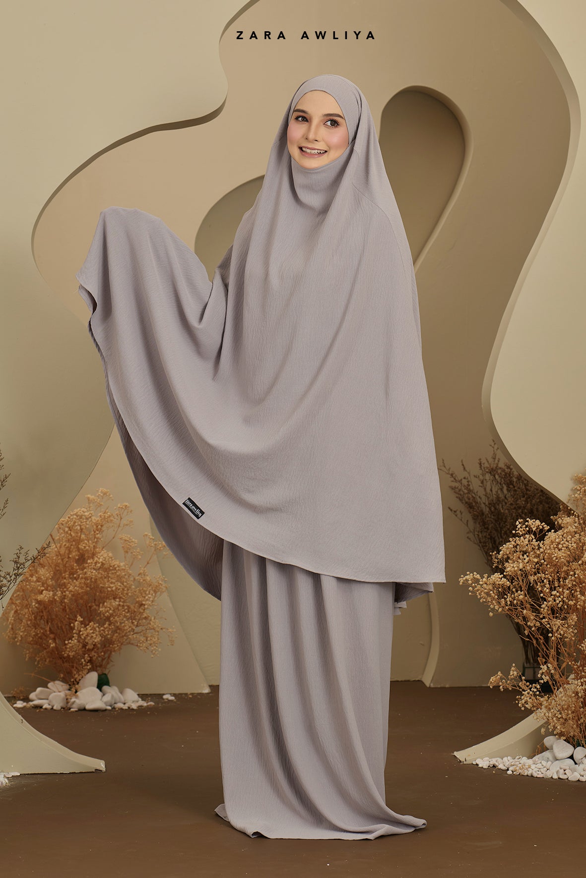 Telekung Khimar Trisya
