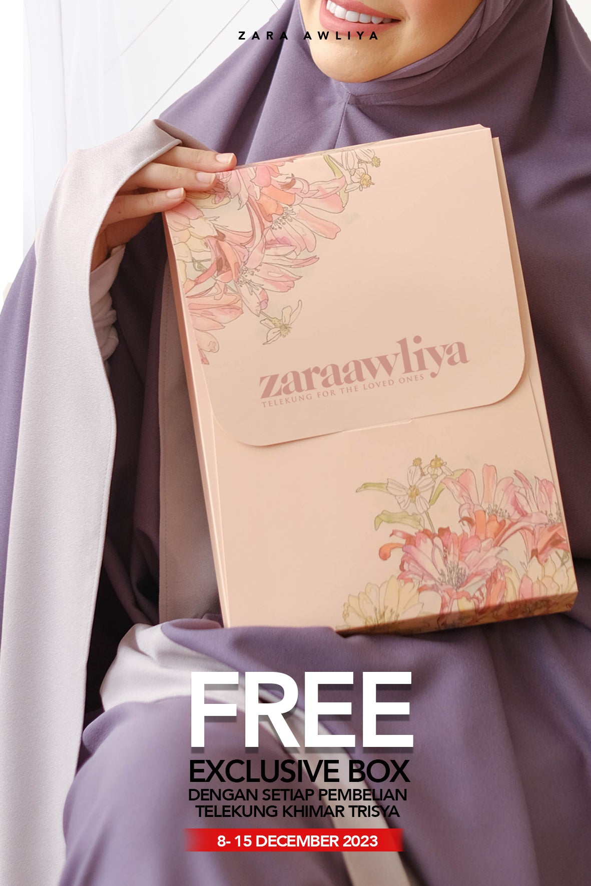 Telekung Khimar Trisya