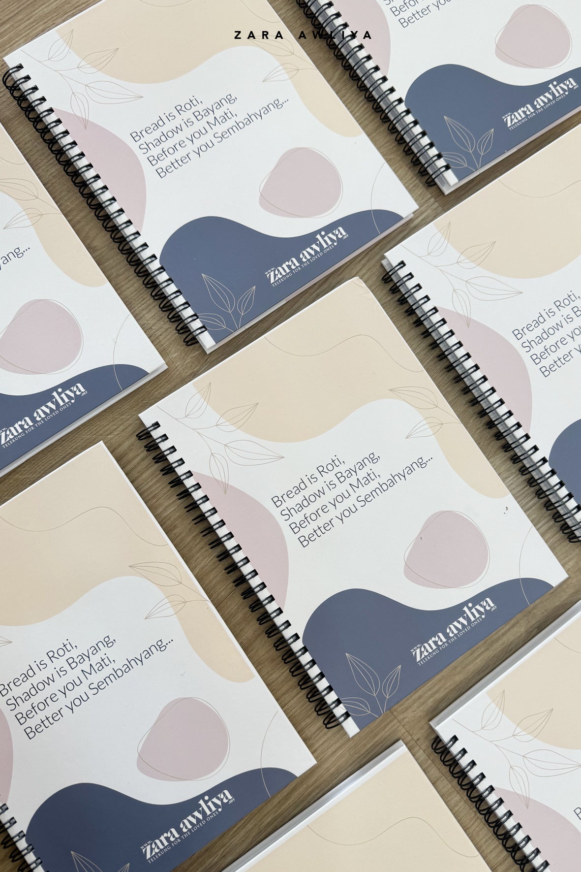 Zara Awliya- Hard Cover Notebook Planner