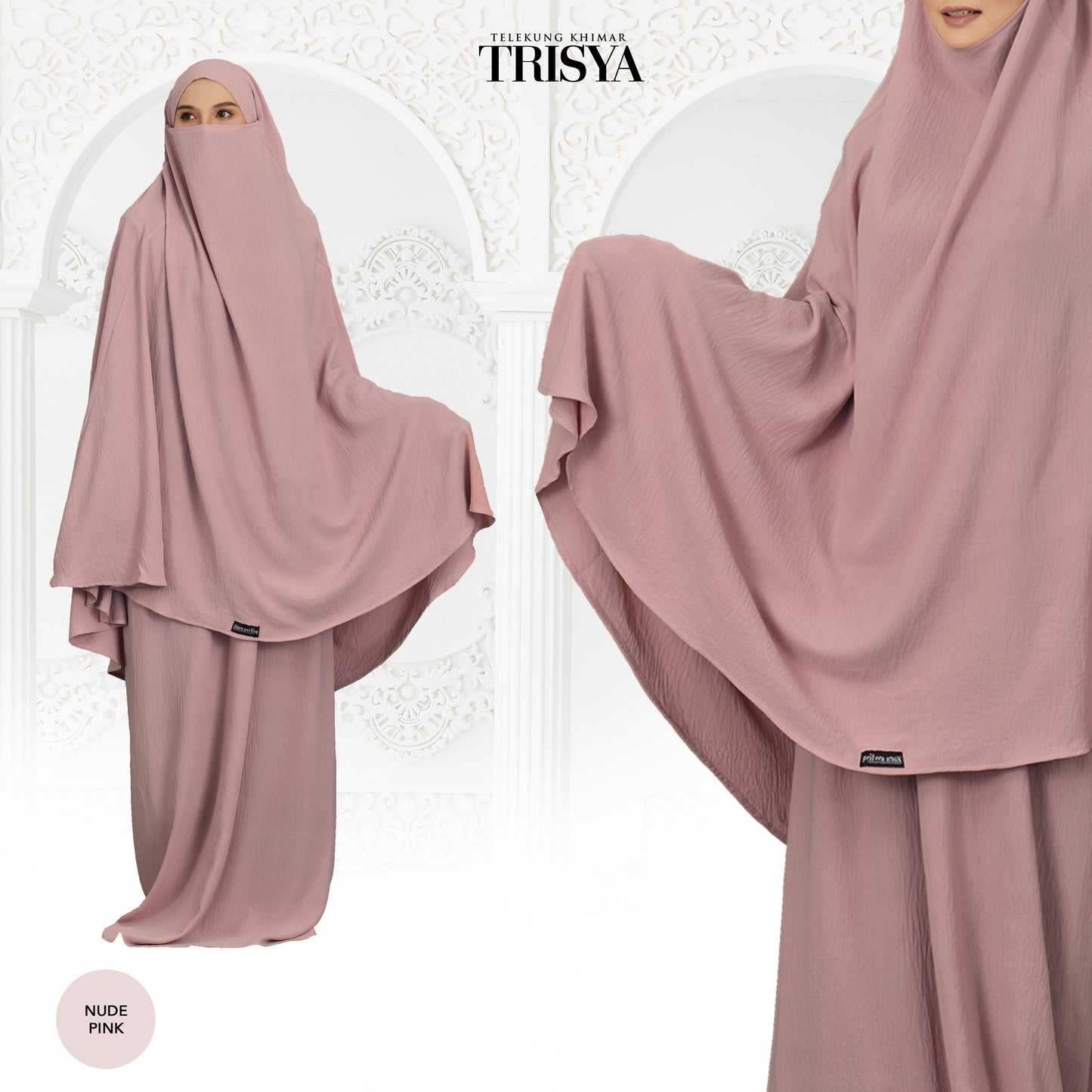 Telekung Khimar Trisya