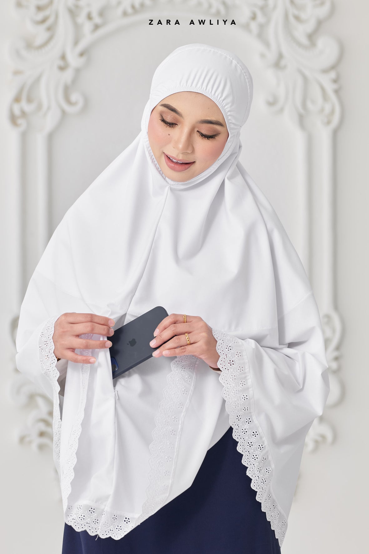 Telekung Mini Medina Plain (Top Only)