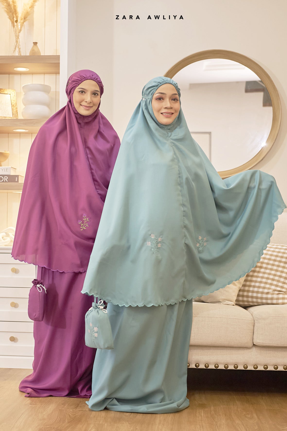 Telekung Travel Clara