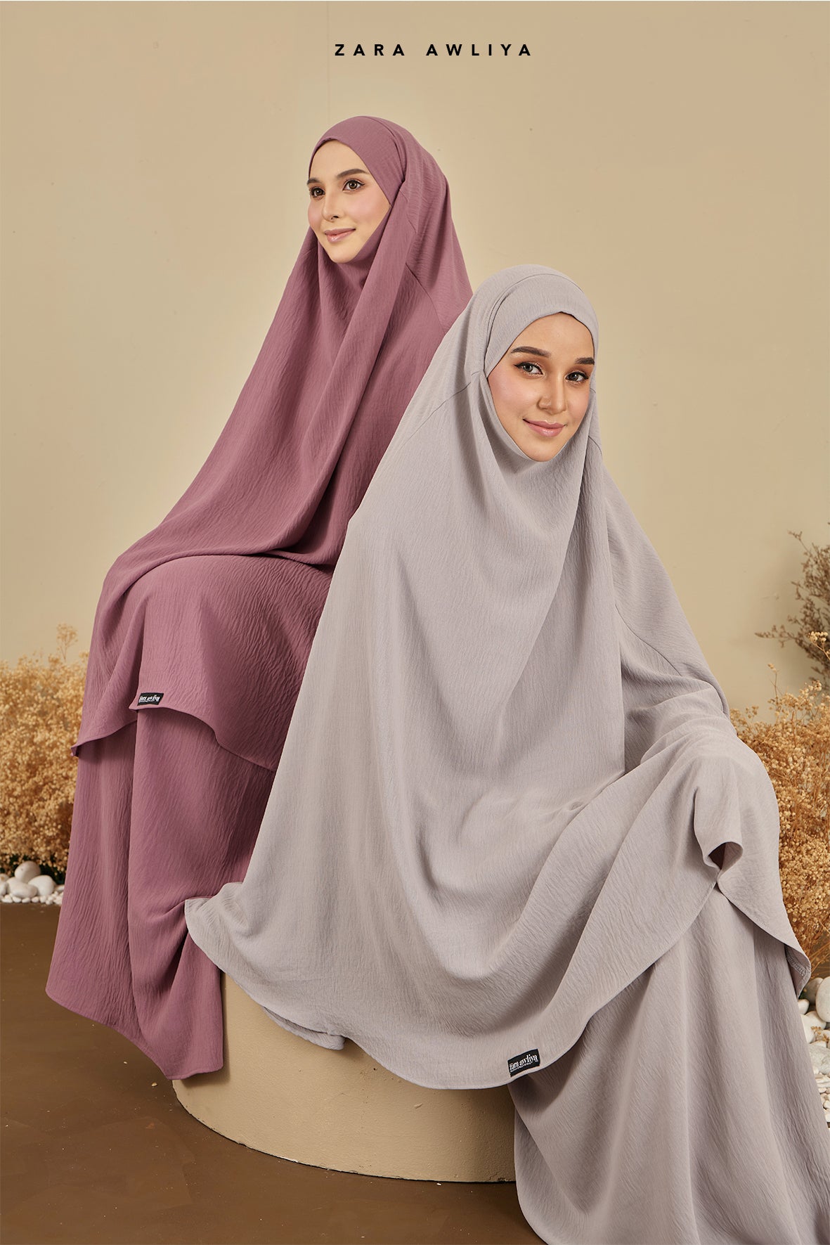 Telekung Khimar Trisya