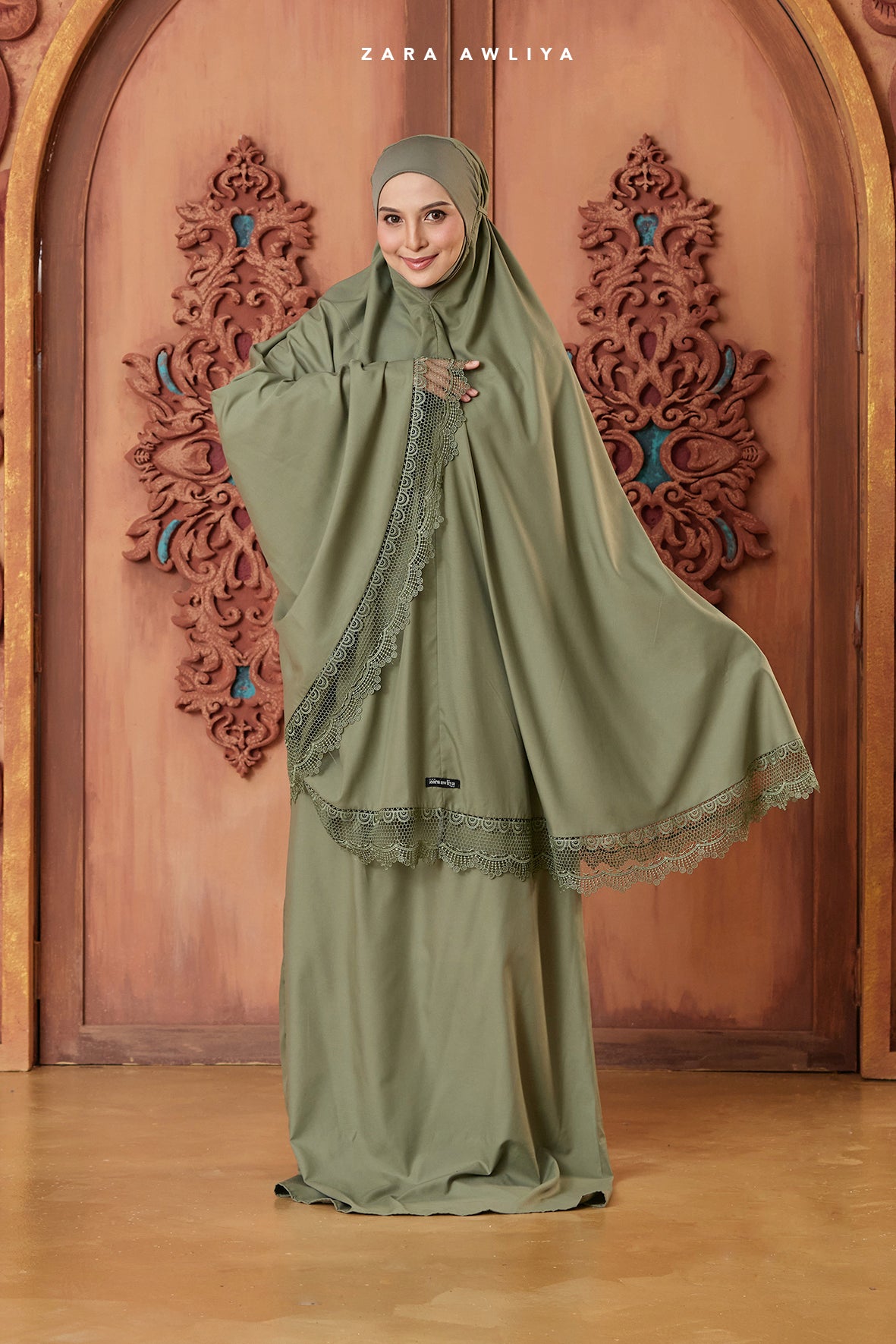 Telekung Lace Arabelle