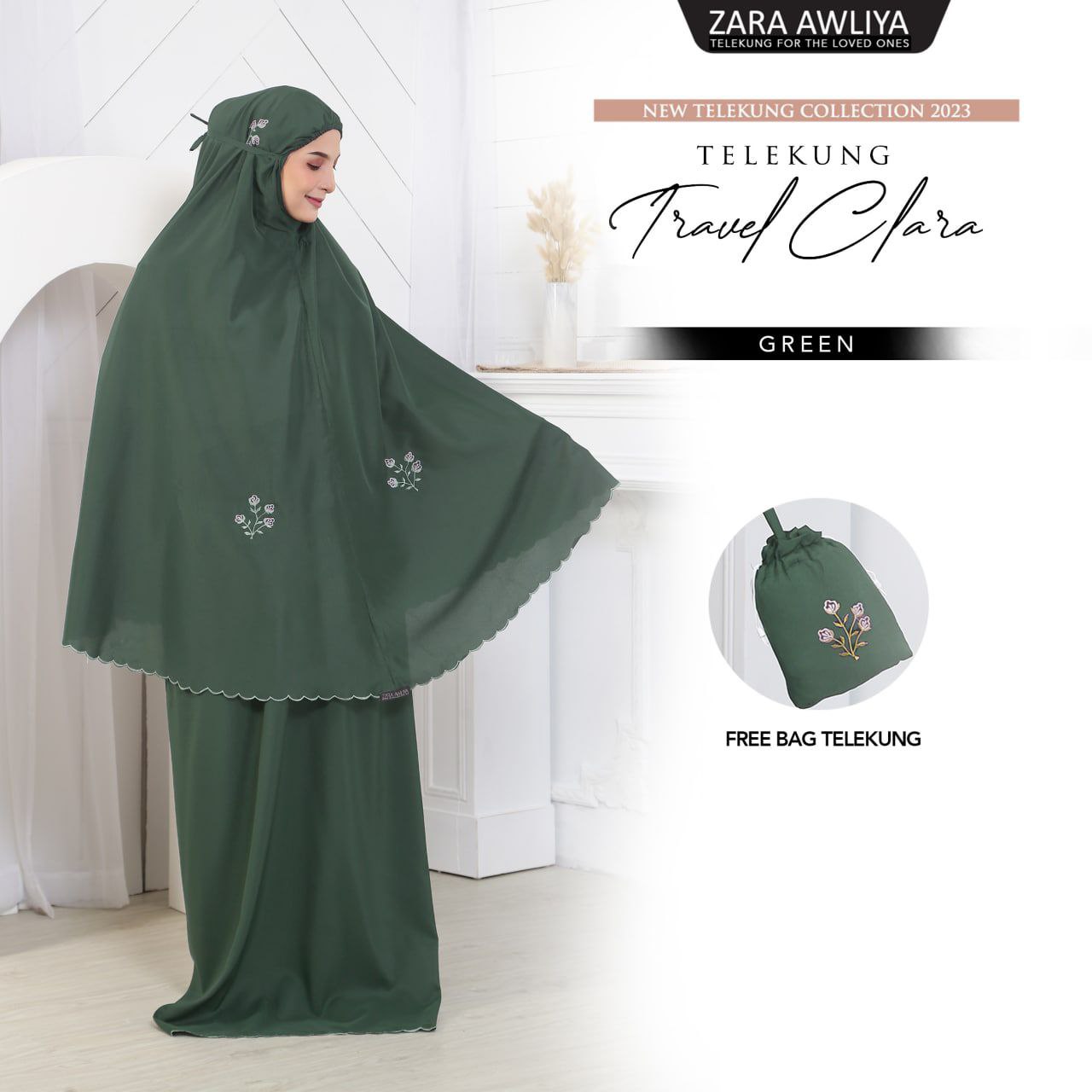[AS IS SALE] Telekung Travel Clara