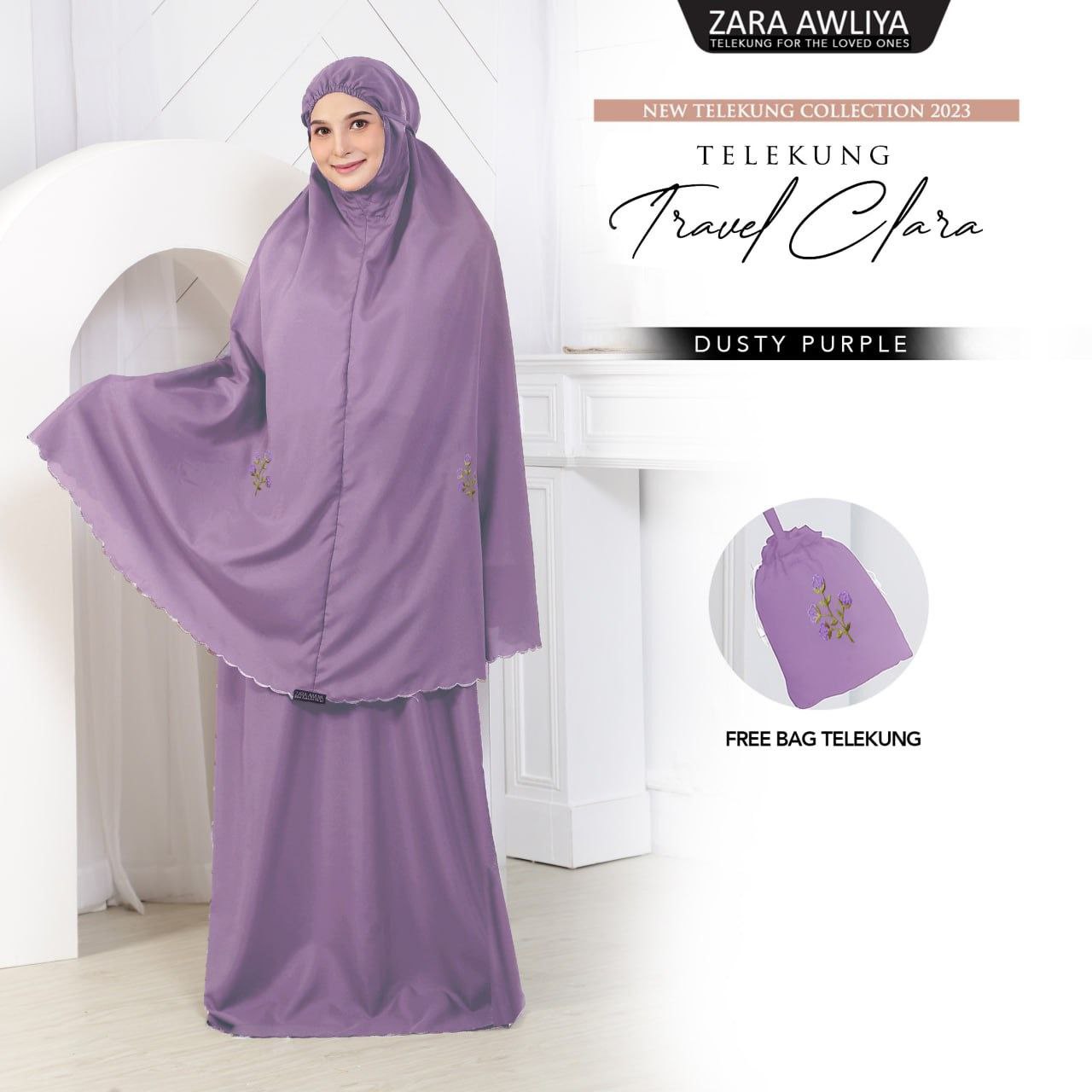 [AS IS SALE] Telekung Travel Clara