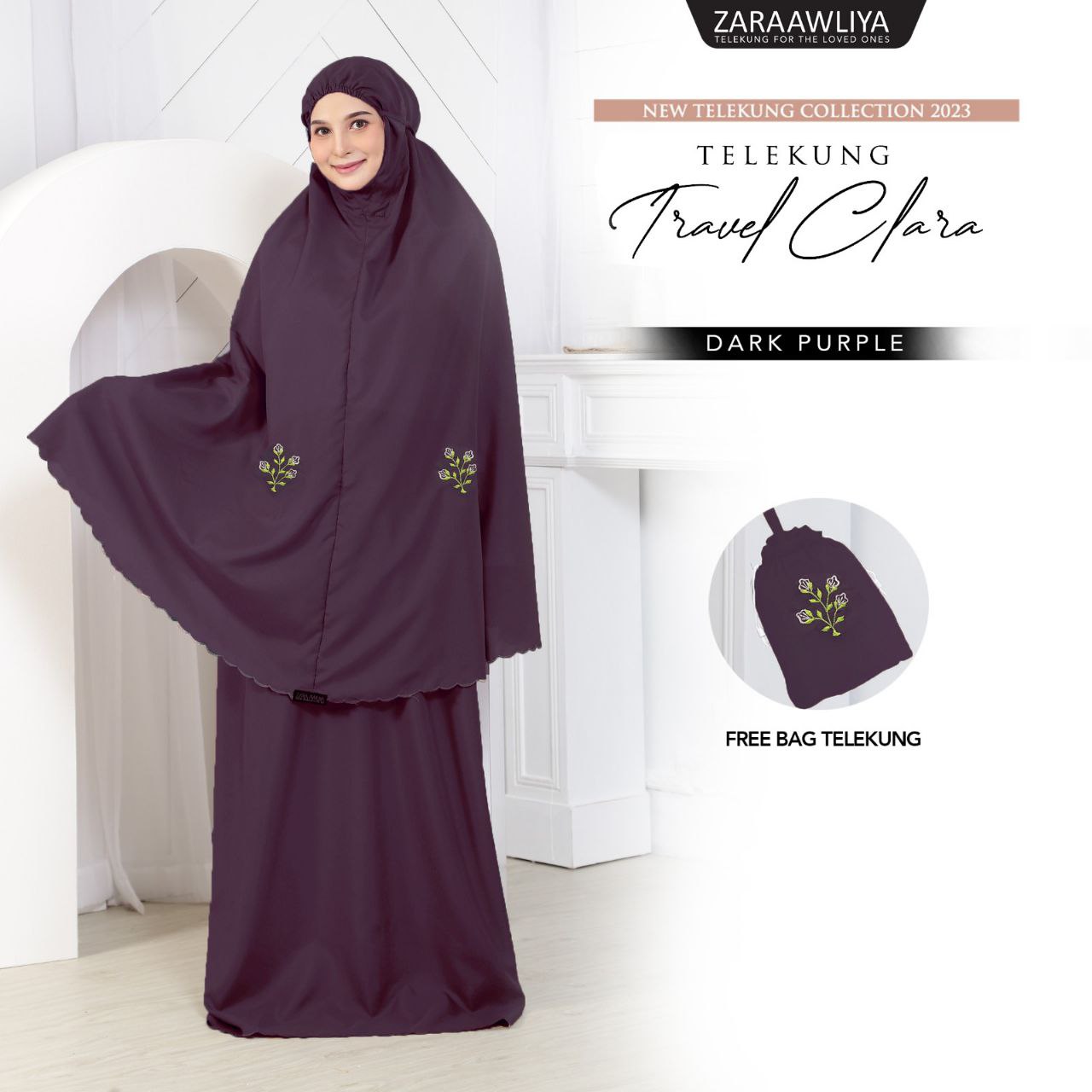 [AS IS SALE] Telekung Travel Clara
