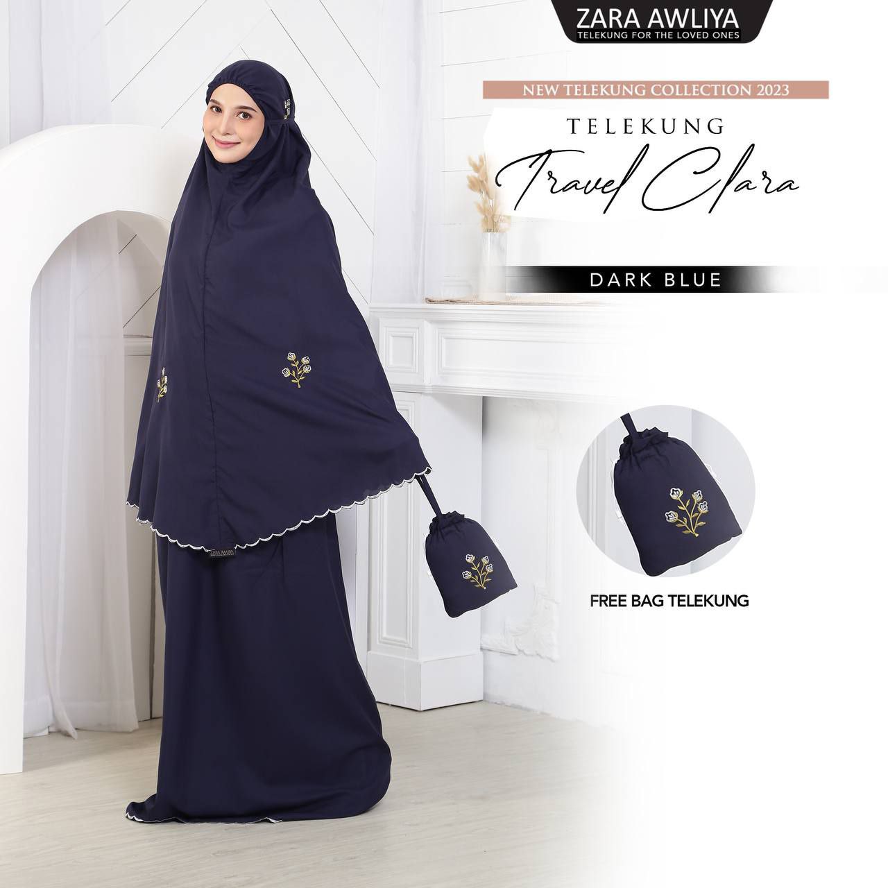 [AS IS SALE] Telekung Travel Clara