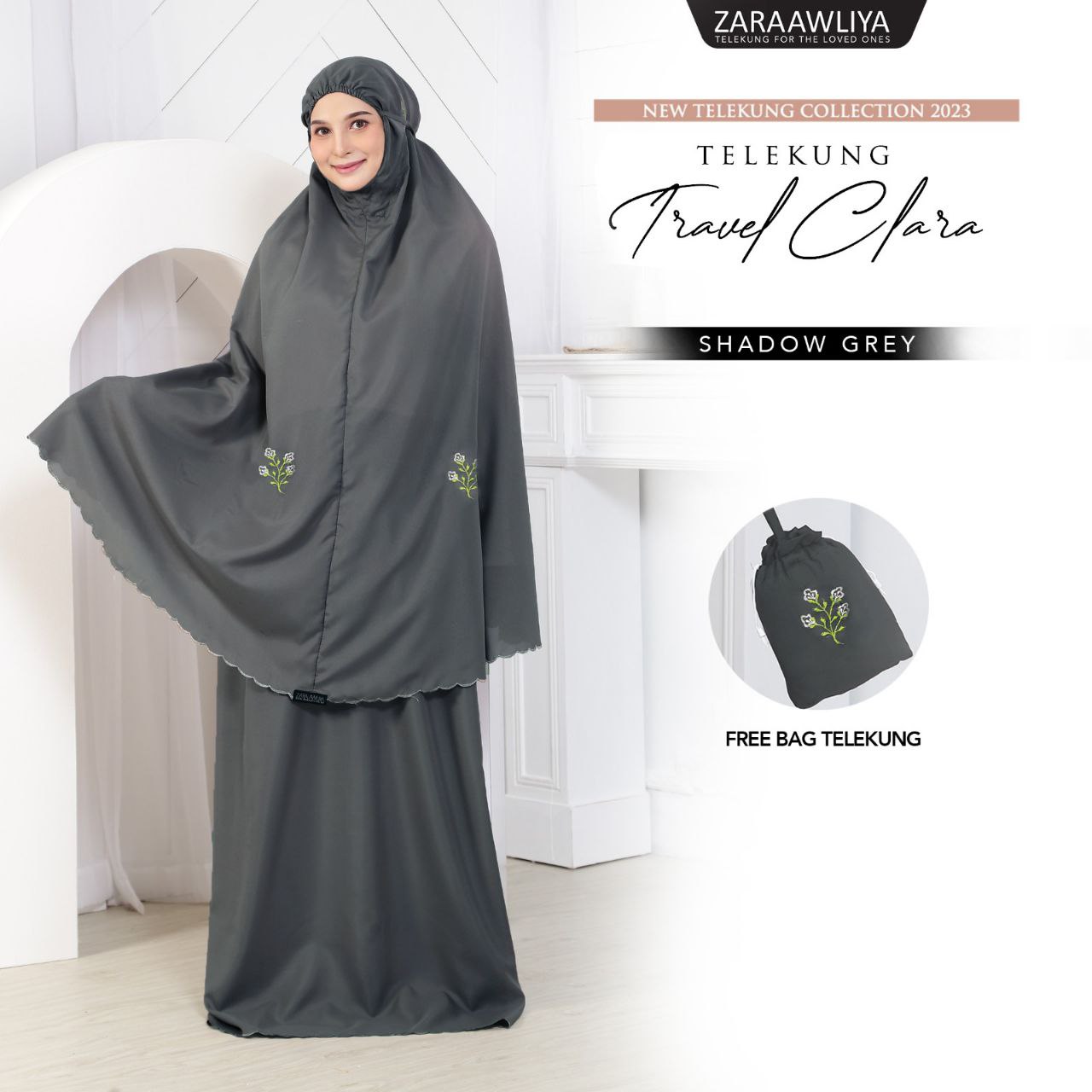 [AS IS SALE] Telekung Travel Clara