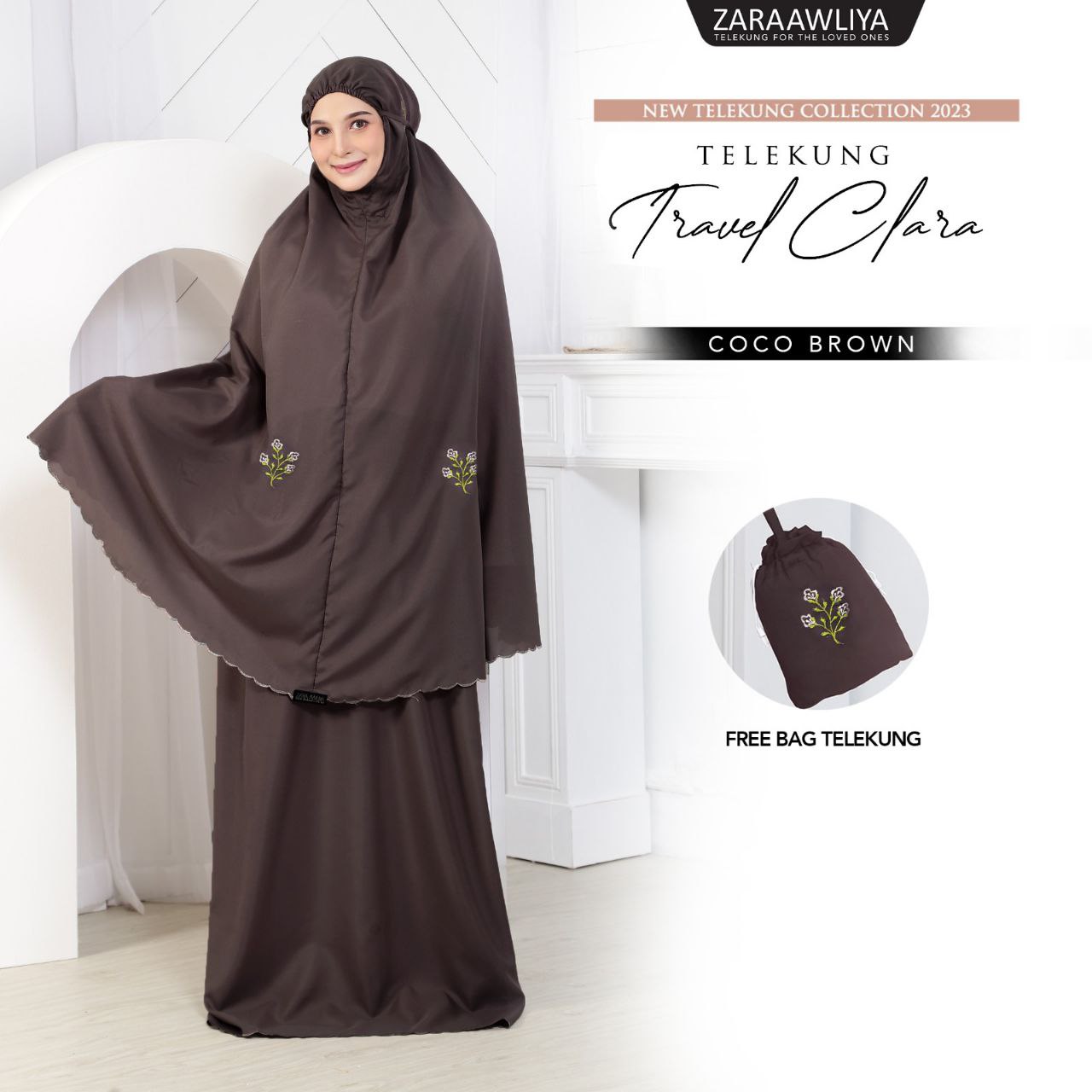 [AS IS SALE] Telekung Travel Clara