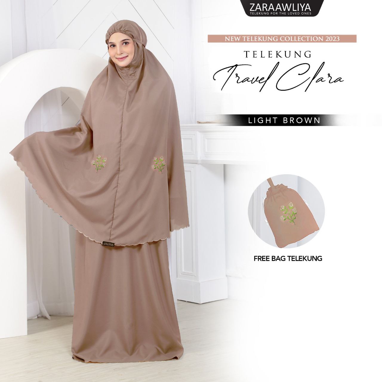 [AS IS SALE] Telekung Travel Clara
