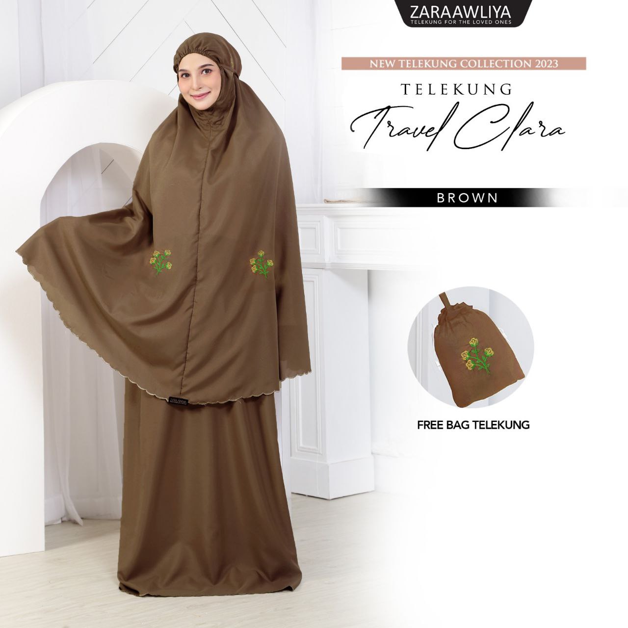[AS IS SALE] Telekung Travel Clara