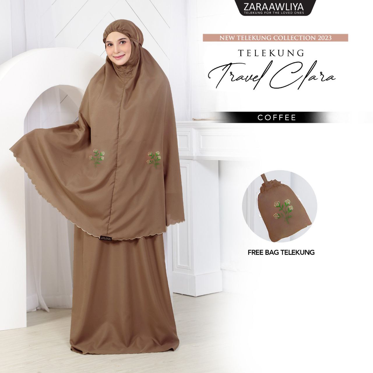 [AS IS SALE] Telekung Travel Clara