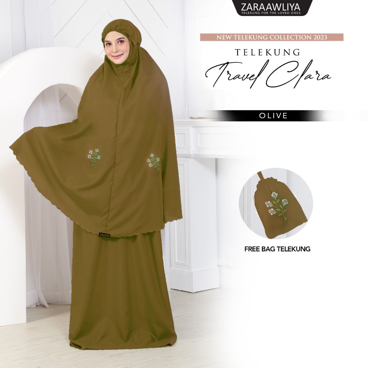 [AS IS SALE] Telekung Travel Clara