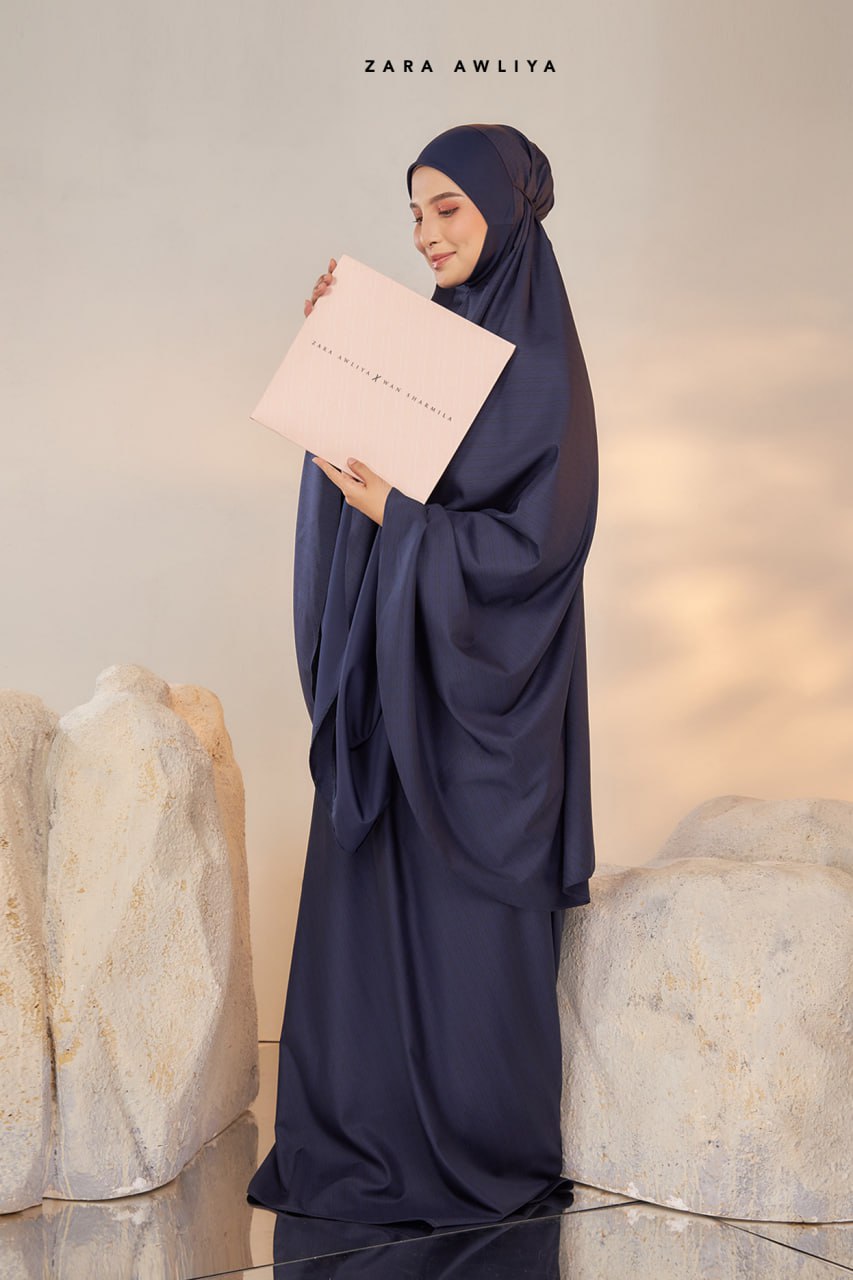 [Newly Launched] Zara Awliya X Wan Sharmila Telekung Travelala (Free Travel Bag & Pocket Envelope)