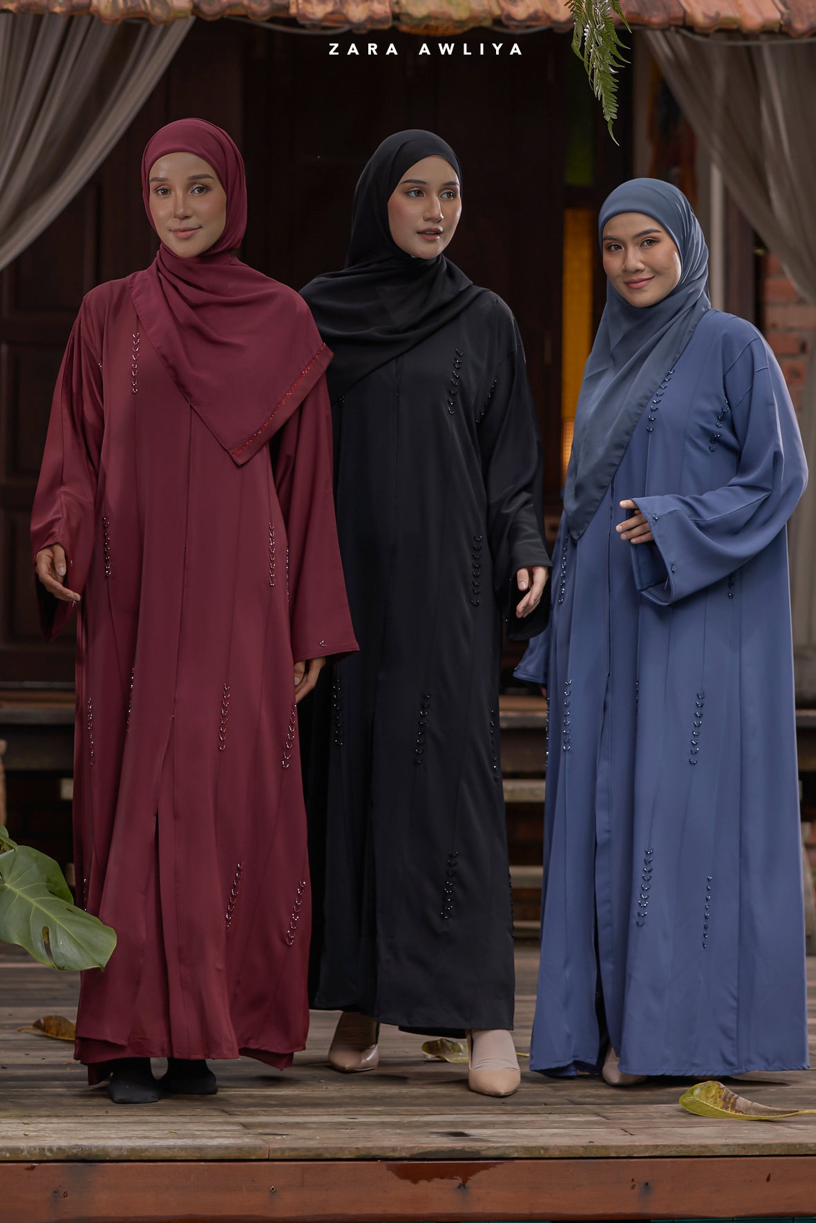 Luxury Dubai Abaya Carissa (Comes with Shawl)