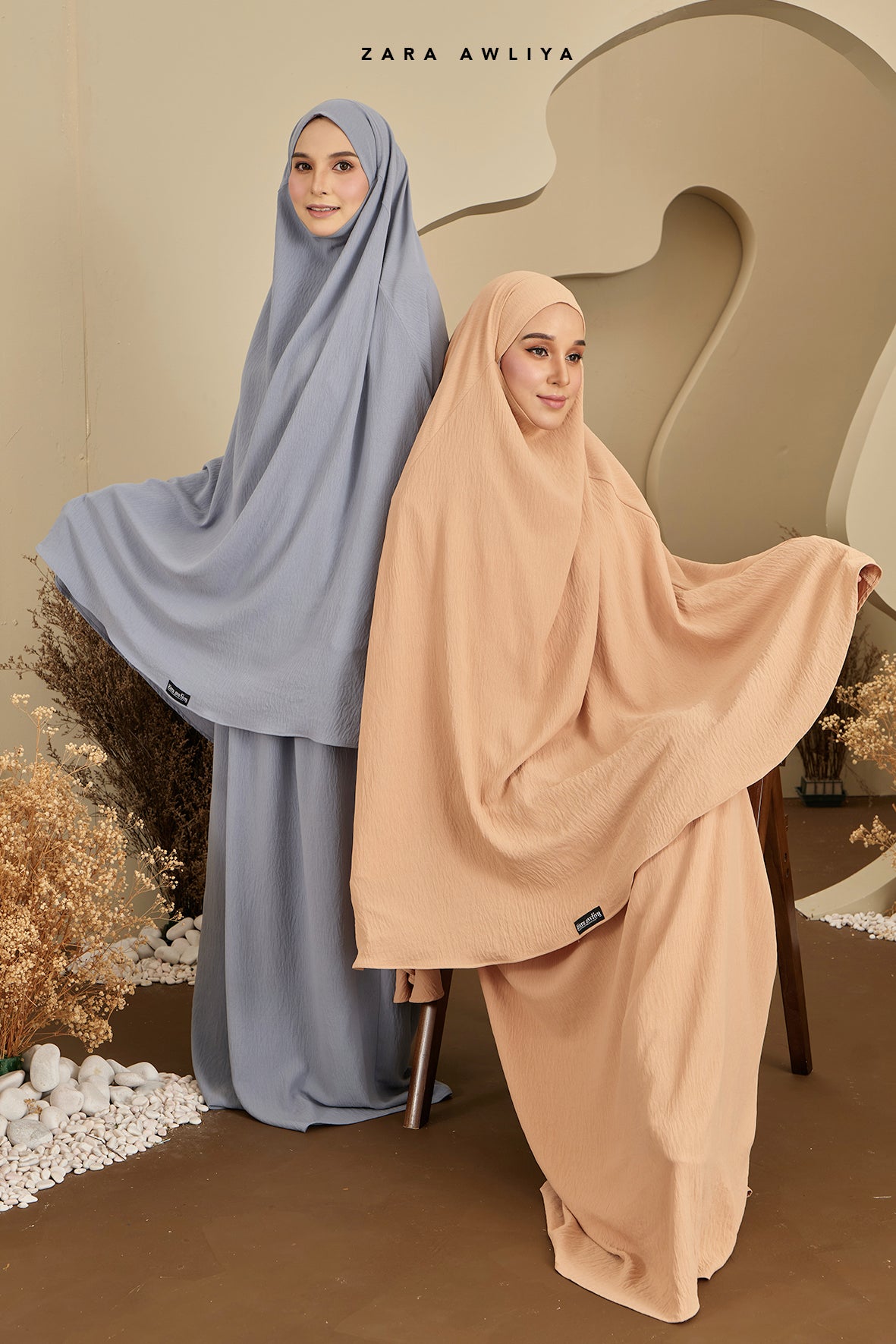 Telekung Khimar Trisya