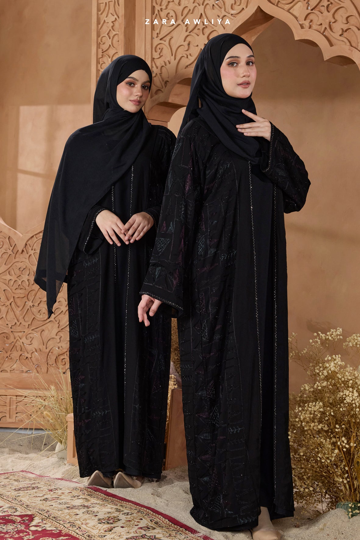 Luxury Dubai Abaya Erica (Comes with Shawl)