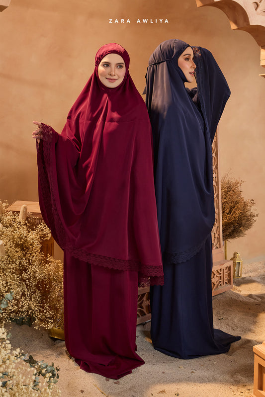 [New In] Telekung Deluna (Free Box & Bag Telekung)