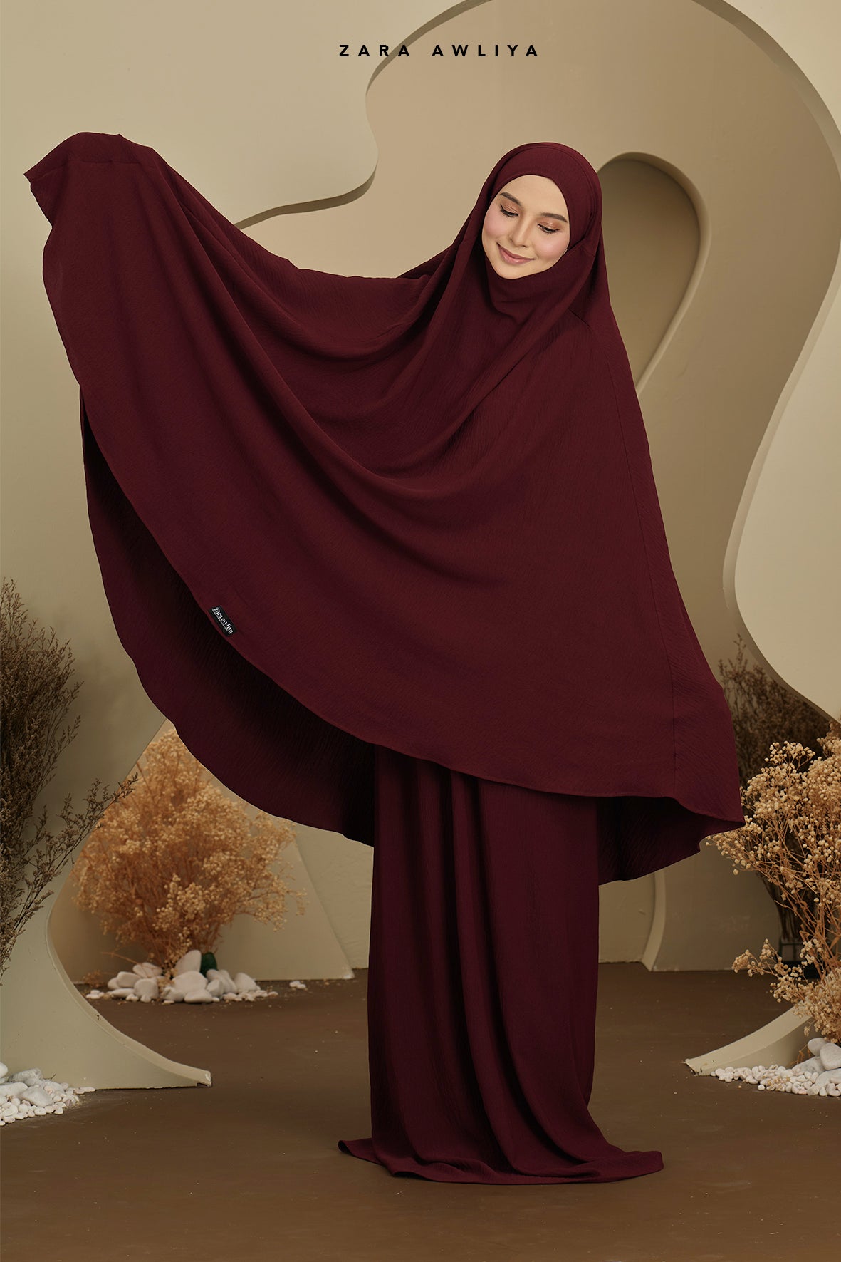 Telekung Khimar Trisya