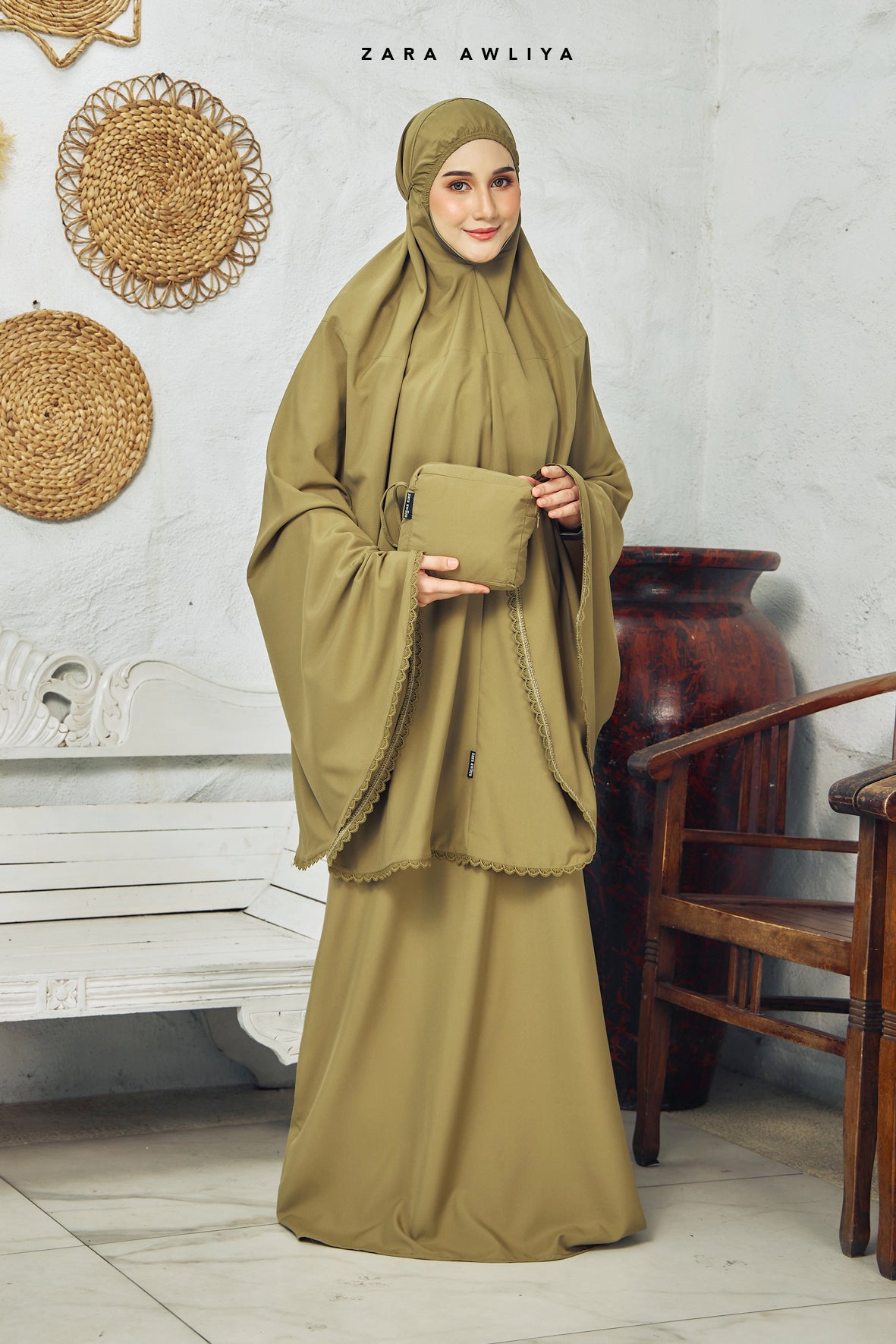 [New Arrival] Telekung Elora (Free Box & Bag Telekung)