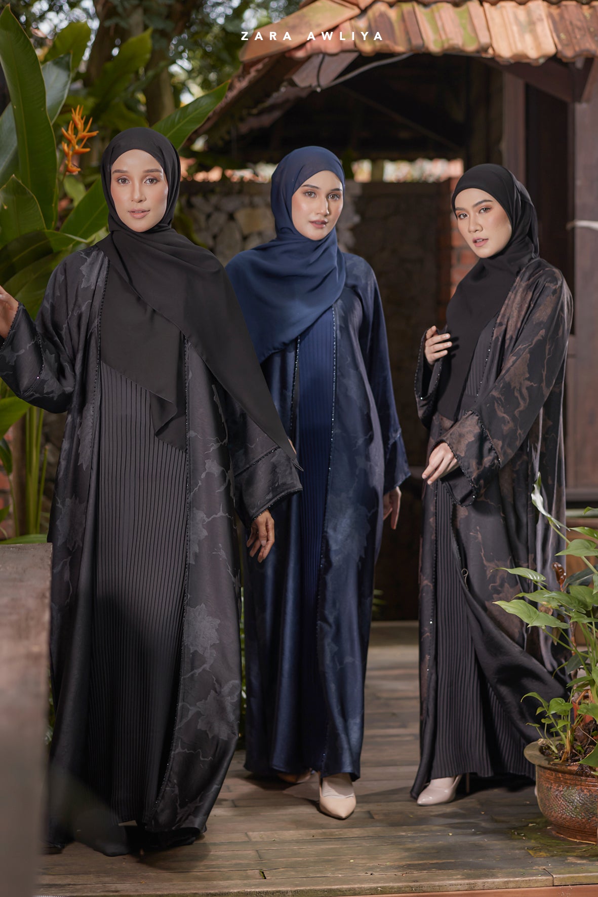 Luxury Dubai Abaya Eleena (Comes with Shawl)