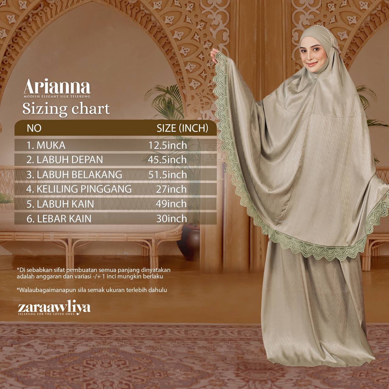 [AS IS SALE] Telekung Arianna