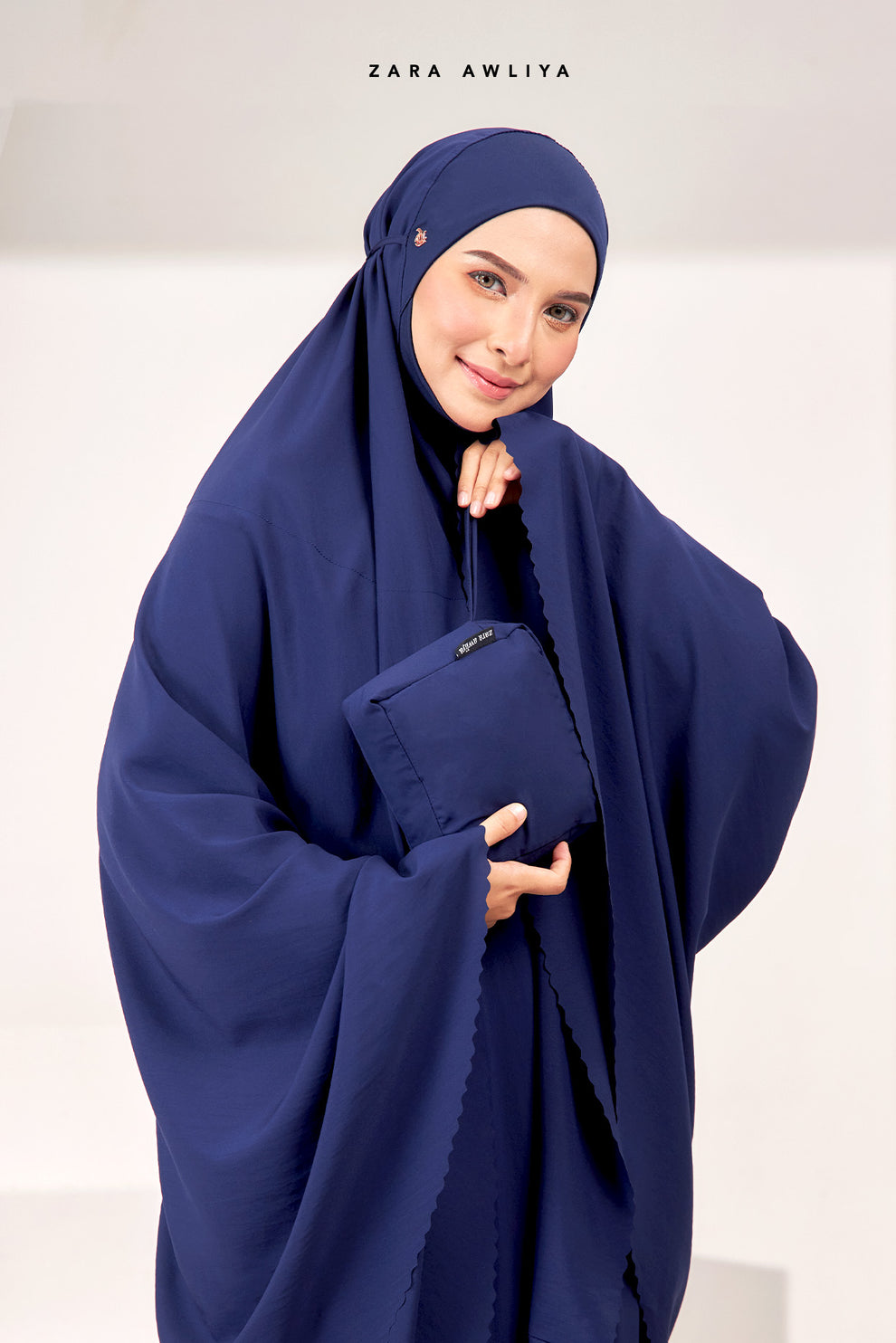 Telekung Noura (Free Box & Bag Telekung) – Zara Awliya