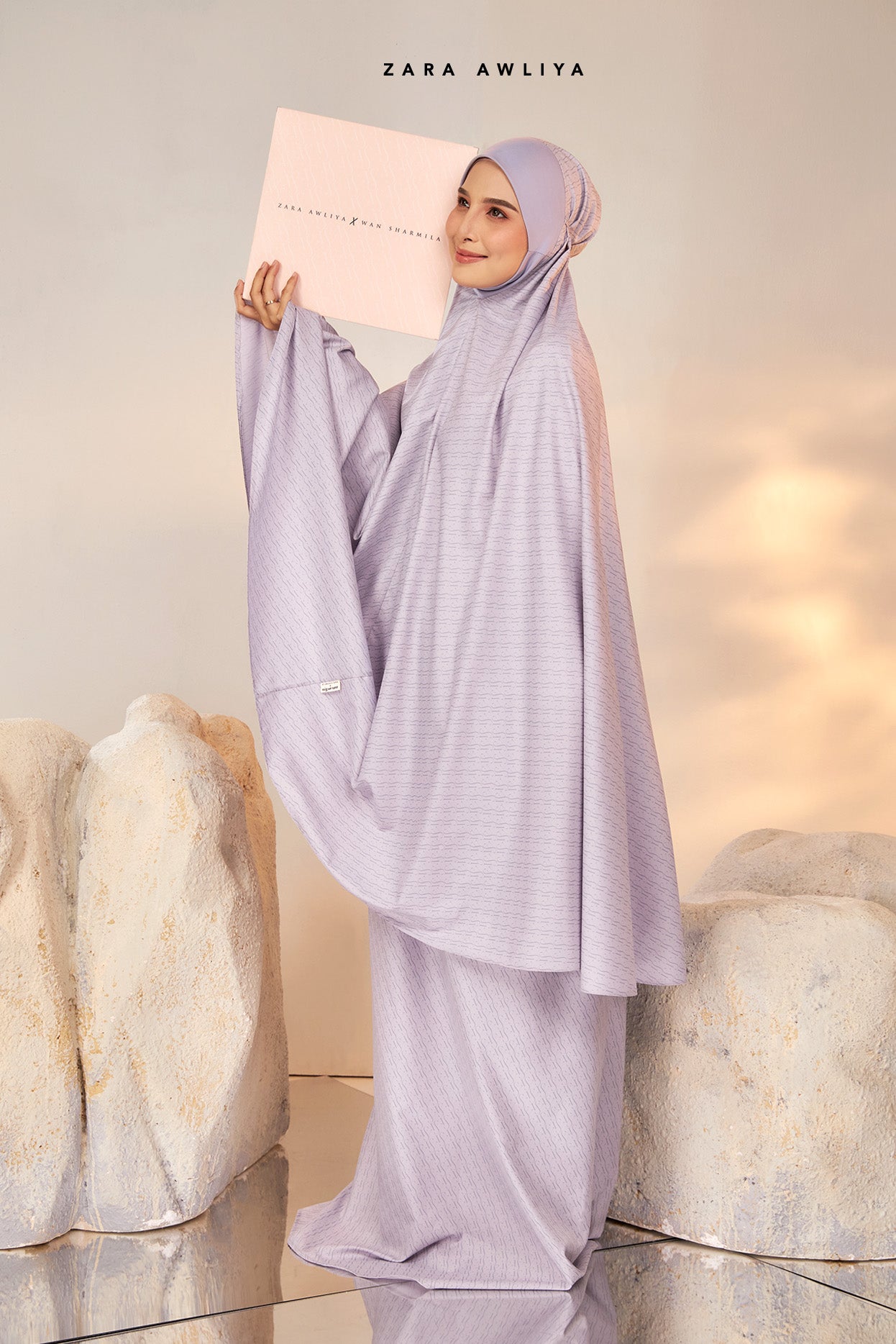 [Newly Launched] Zara Awliya X Wan Sharmila Telekung Travelala (Free Travel Bag & Pocket Envelope)