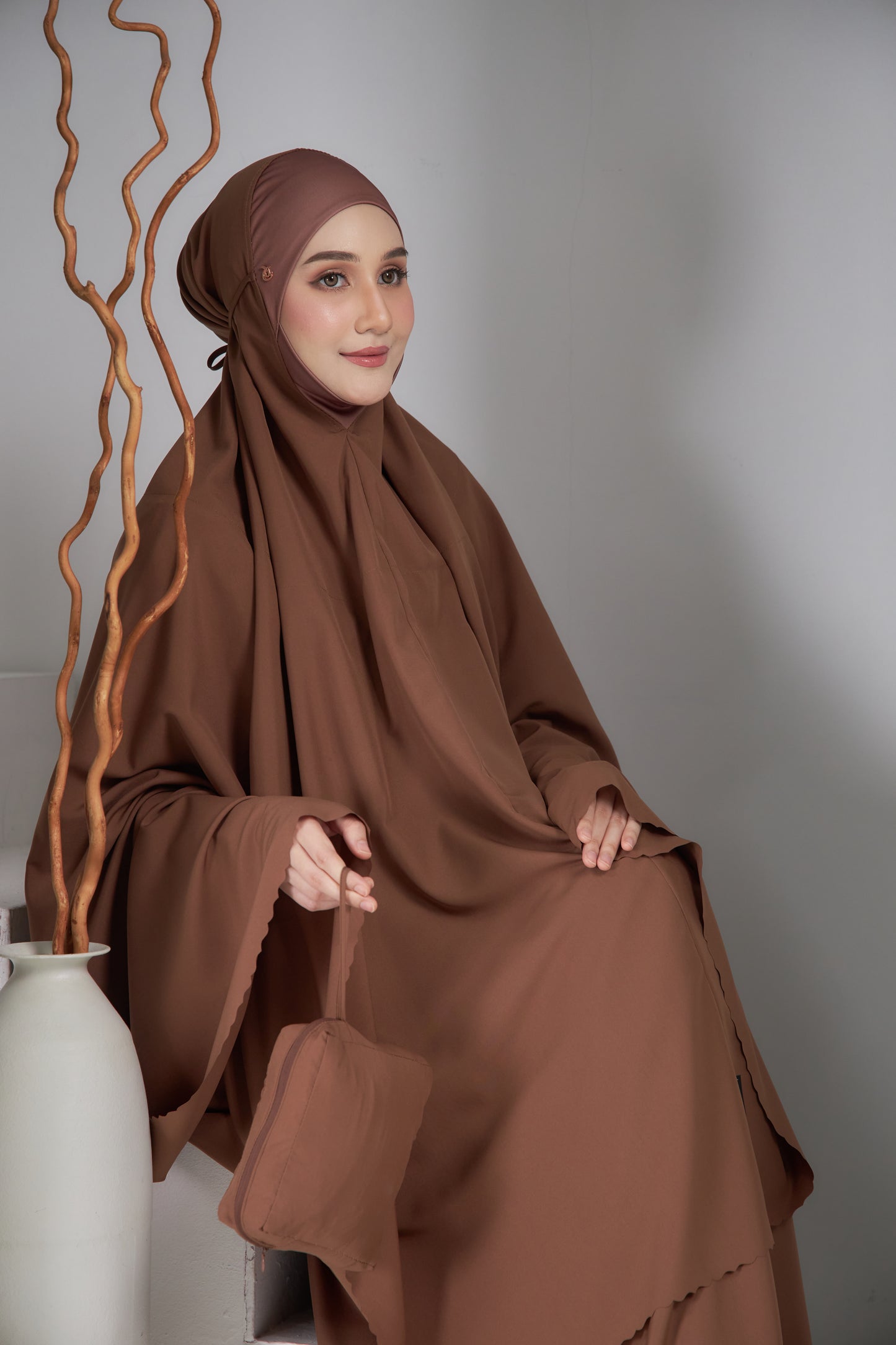 Telekung Noura (Free Box & Bag Telekung)