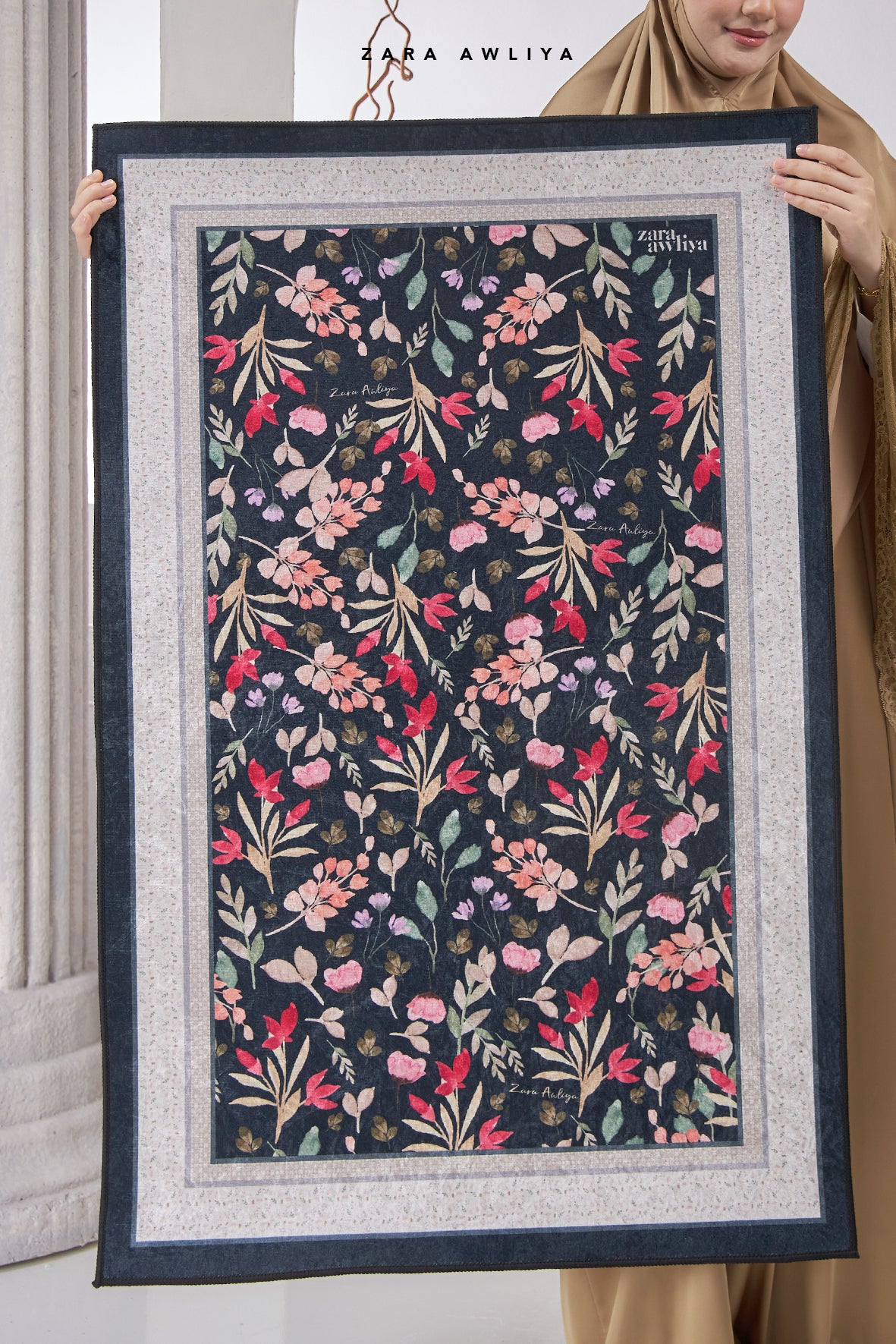 Sejadah Floral Aurelia (with Box)