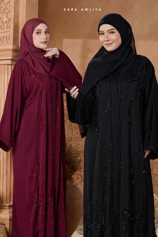 Luxury Dubai Abaya Elnour (Comes with Shawl)