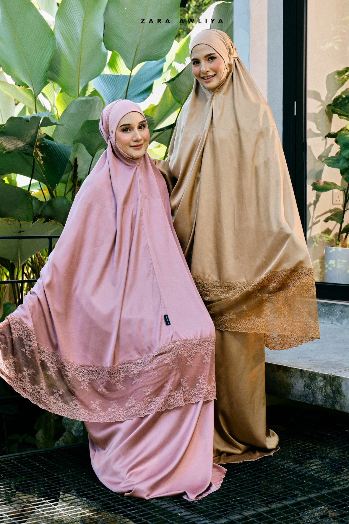 [New In: Zara Awliya X Sally] Telekung Leona (Free Box & Bag Telekung)