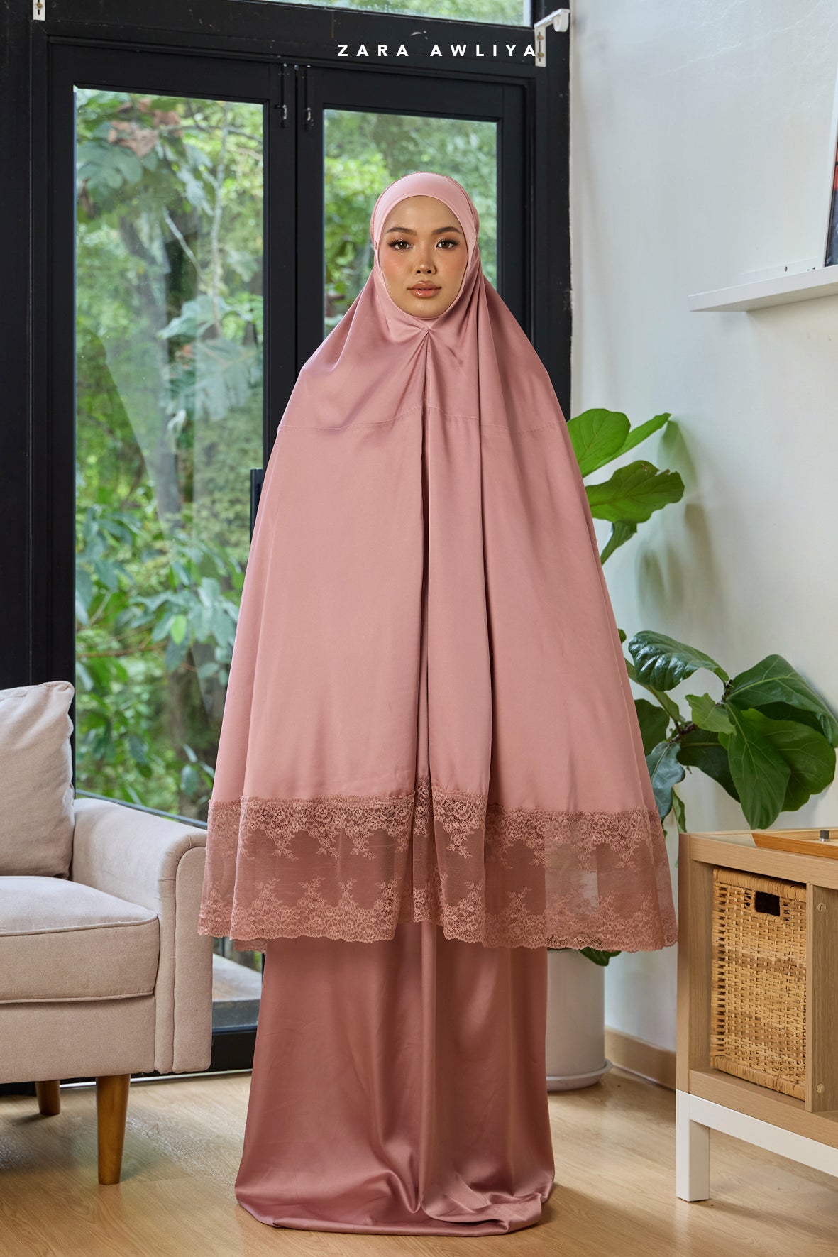 [New In: Zara Awliya X Sally] Telekung Leona (Free Box & Bag Telekung)