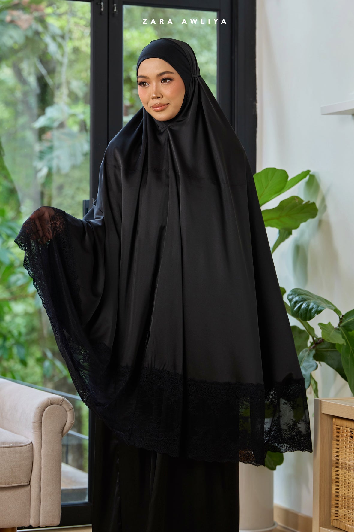 [New In: Zara Awliya X Sally] Telekung Leona (Free Box & Bag Telekung)