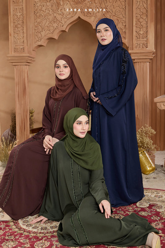Luxury Dubai Abaya Nancy (Comes with Shawl)