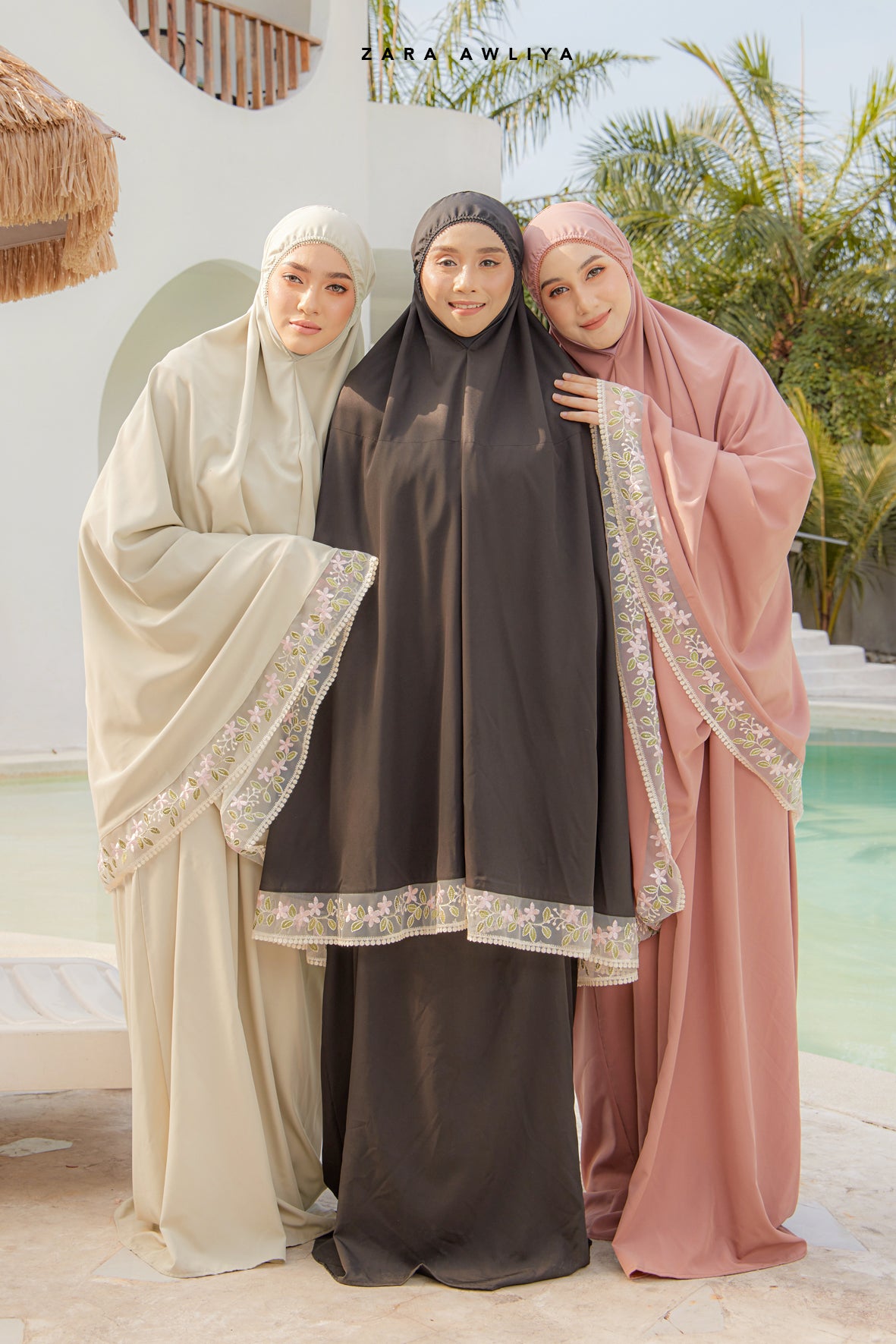 [Launching 19 Feb: Zara Awliya X Wan Sharmila] Telekung Irene (Free Box & Bag Telekung)