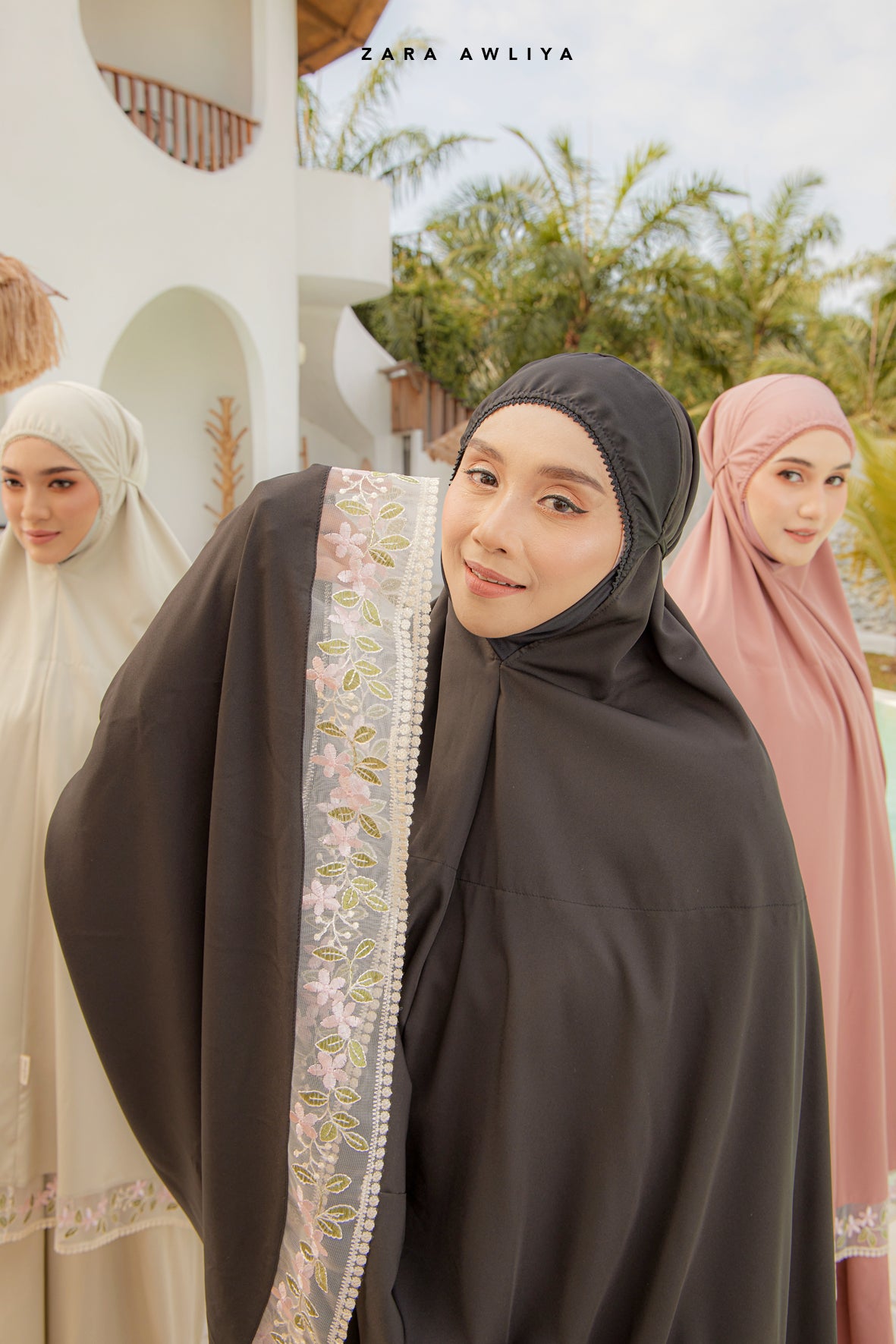 [Launching 19 Feb: Zara Awliya X Wan Sharmila] Telekung Irene (Free Box & Bag Telekung)