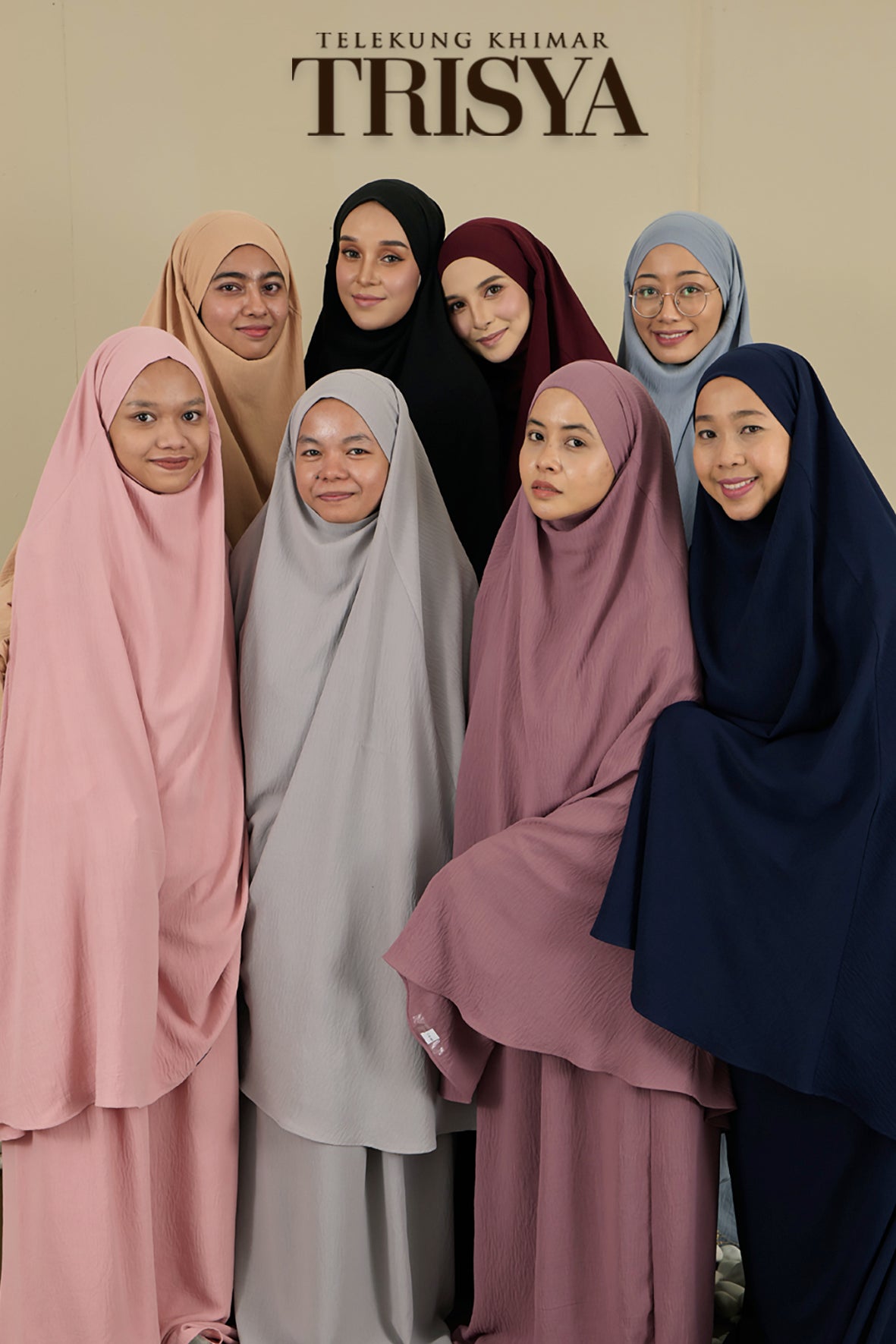 [AS IS SALE] Telekung Khimar Trisya